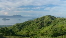 view of Taal Volcano